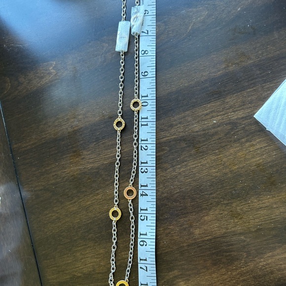 Coach gold tone circle station necklace - Picture 7 of 7